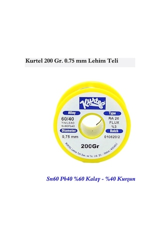 Kurtel 200 Gr. 0.75 mm Lehim Teli