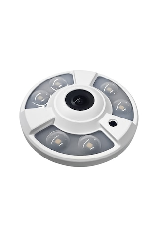 360 Panoramik Akıllı Kamera -5mp Ahd- 6 Ledli Gece Görüşü Ve Çift Yönlü Ses Desteği - Kör Noktasız