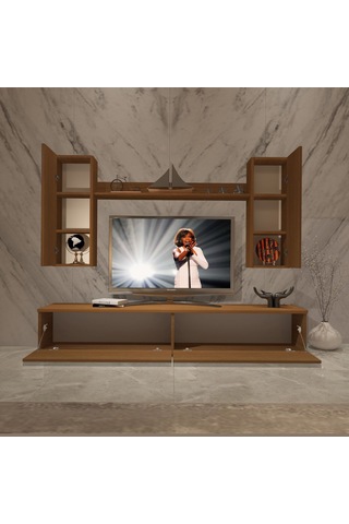 Decoraktiv Eko 7 Slm Std Tv Ünitesi Tv Sehpası Ceviz