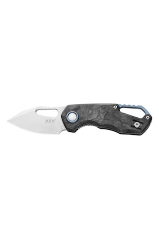 Mkm Isonzo M390 Clip Point Carbon Fiber Kamp Çakı Siyah