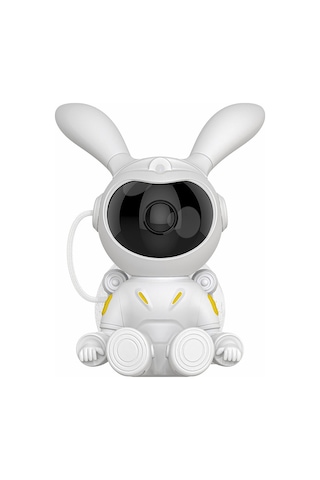 Cbtx 3w Başucu Usb Gece Lambası Ay Tavşan Lazer Atmosfer Projeksiyon Lambası