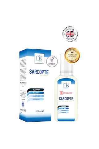 Sarcopte GüçlüLavanta Kokulu Cilt Bakım Losyonu 125 ML