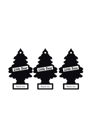 Little Trees 3'Lü Set Black İce - Parfüm Oto Kokusu