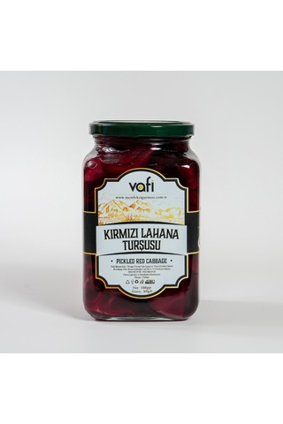 Vafi Turşu Serisi Kırmızı Lahana Turşusu 1000cc-500gr-8479