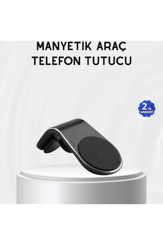 Araç İçi Manyetik Telefon Tutucu Güçlü Klipsli Ve 360 Derece Ayarlanabilir 02024707
