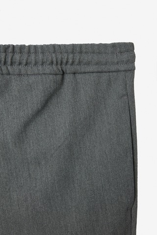 Grımelange Grimelange Vıcks Erkek Beli Lastikli Ve Bağcıklı Dokuma Rahat Kesim Gri Pantolon