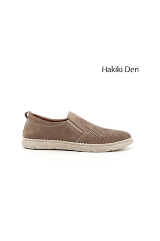 Gönderi(R) Erkek Vizon Nubuk Hakiki Deri Comfort Ayakkabı Dyma81301621 Vizon Nubuk