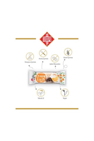 Kakaolu Portakallı Bar 30 G X 12 Adet