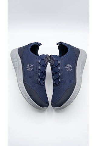 Stil Shoes Erkek Spor Ayakkabı Ortopedik Hafif Rahat Şık Esnek Kullanışlı Fileli Spor Lacivert