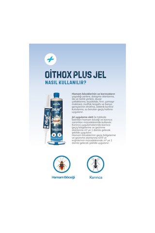 Oithox Plus Hamam Böceği Karınca Yemi İlacı Jeli 35 G 90 Gün Kalıcı Etki