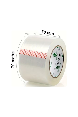 Jokey Ambalaj ŞEFFAF Koli Bandı En:70mm METRAJ: 70metre (6.adet)