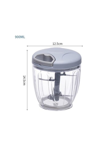 Mavi 500/900 Ml Sarımsak Kıyıcı Manuel Döndür Sebze Kesici Kıyıcı Dilimleme Mey Sarımsak Kırıcı Mutfak Gadget Dilimleyici 54999180 Mavi