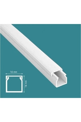 Mutlusan Canalex 16x16 Yapışkansız Kablo Kanalı 250 Metre