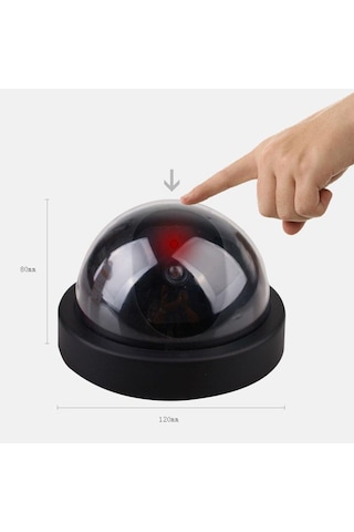 Hareket Sensörlü Caydırıcı Dome Sahte Güvenlik Kamerası