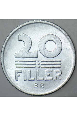 Macaristan 20 Filler 1991 Çilaltı.