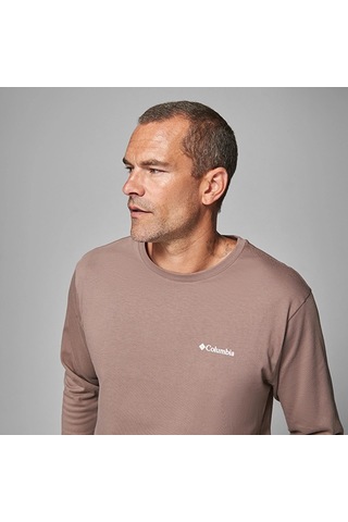 Columbia Cs0354 Csc Basic Uzun Kollu Erkek T-shirt 9110161k01 Kahve