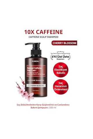 Kundal Cherry Blossom Caffeine Şampuan 500 ML