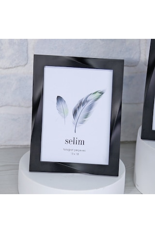 Selim 15 x 20 CM Curved Çerçeve Siyah