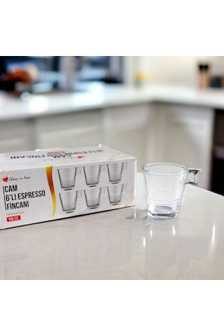 Glass In Love Espresso Fincanı 6lı 90cc 3m30000-1