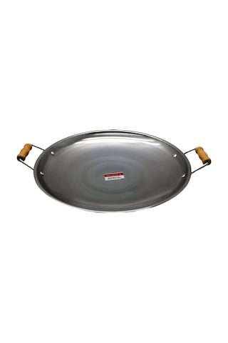 No-4 Çelik Kulplu Kavurma Sacı Çok Renkli