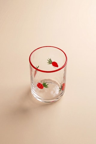 Karaca Strawberry Meşrubat Bardağı 420 ml Kırmızı