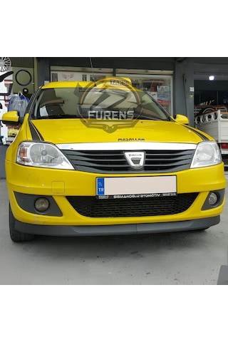 Dacia Logan Mcv 2008-2012 Uyumlu H Lip Esnek Ön Lip 2 Parça Karlık Ön Ek Tampon Altı Dill