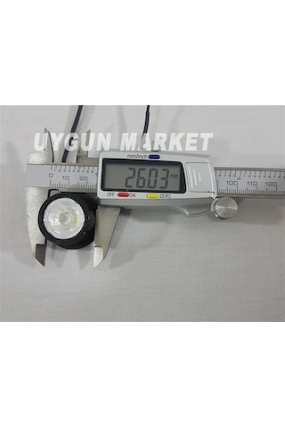 Vidalı Mercekli Power Led Beyaz Renk 1 Adet,1 Watt Gücünde,ss