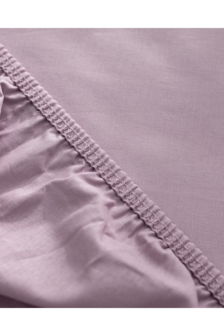 Madame Coco Manon Çift Kişilik %100 Pamuk Ranforce Lastikli Çarşaf - Açık Mürdüm Çok Renkli