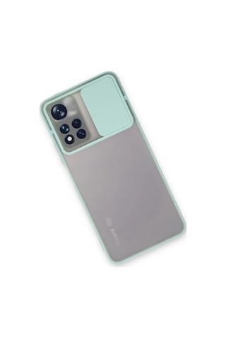 Newface - 318 - Xiaomi Redmi Note 11 Pro Plus 5g Kılıf Palm Buzlu Kamera Sürgülü Silikon - Csmo-tex - - Turkuaz