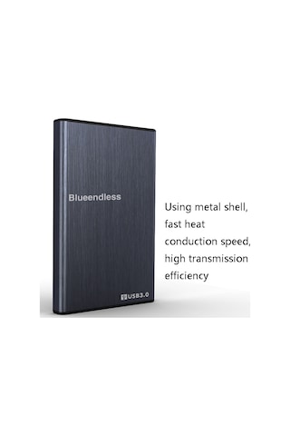 Sones Blueendless U23t 2,5 İnç Mobil Sabit Disk Kutusu Usb3.0 Dizüstü Bilgisayar Harici Sata Seri Port Ssd, Renk: Mavi