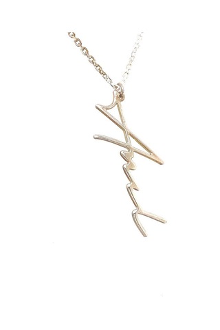 Zümrüt Sarraf 14 Ayar Altın Isimli Yazılı Bayan Kolye