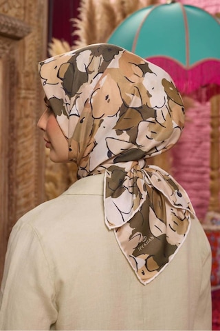 İpekhan Marrakech Koleksiyon Soft Eşarp 1209 - 09 Kahverengi Kahverengi-09