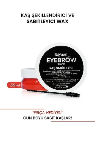 Royues Kaş Şekillendirici Kaş Sabitleyici Wax Eyebrow Shaper 50 ML