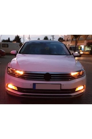 Volkswagen Passat B8 Uyumlu Gündüz Farı Ampulü Turuncu Amber 1 Çift