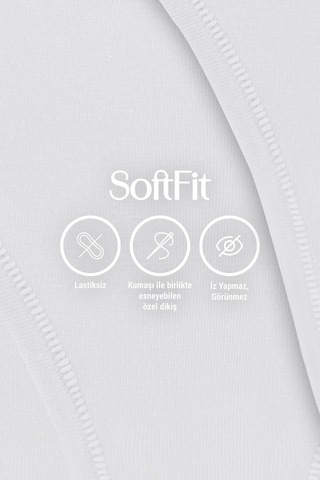 Auw Kadın Lastiksiz Pamuklu Modal Basic Slip Külot 6'lı - Softfit Beyaz,ten,siyah