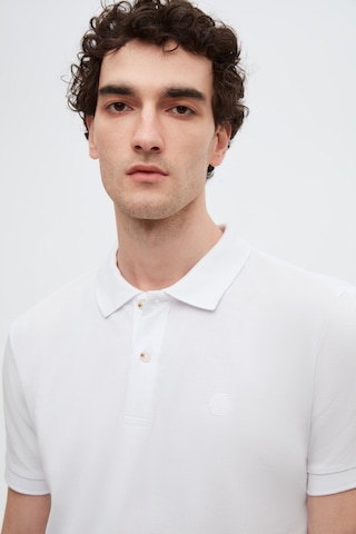 D's Damat Ds Damat Regular Fit Beyaz %100 Pamuklu Uzun Ömürlü Kıvrılmaz Polo Yaka Nakışlı T-shirt 4hc14ort51000 Beyaz