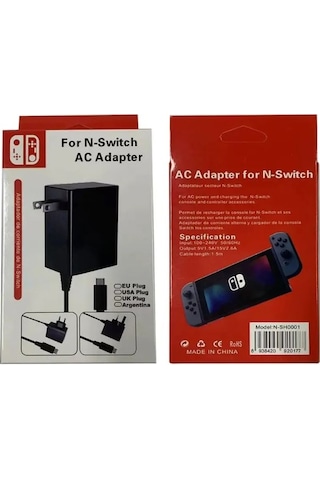 Nintendo Switch Adaptör Tr Uyumlu