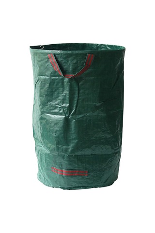 Dianziye 300l Yeşil Çöp Torbası Bahçe Yaprak Toplayıcı İki Kollü Yeniden Kullanılabilir Suya Dayanıklı