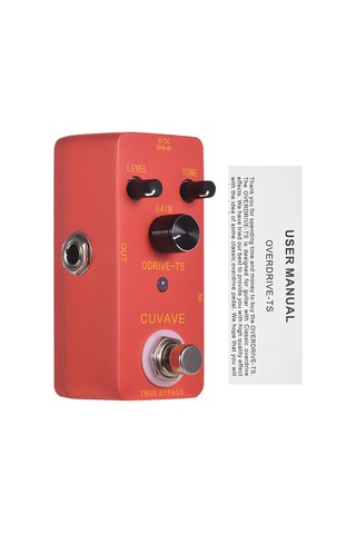 Xindoker Cuvave Odrıve-ts: Dinamik Tepki Ve Parlak Ton İle Ts808 Stili Overdrive Pedalı - Level, Gaın, Tone Kontrolleri, True Bypass, Dayanıklı Çinko Çelik Kasa
