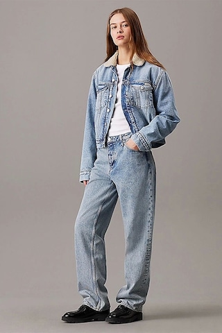Regular Sherpa Denım Jacket Denım Mavi
