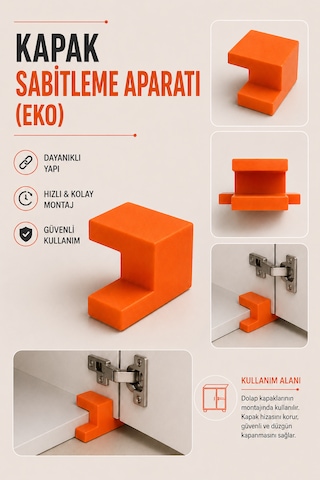 Kapak Sabitleme Aparatı Eko Turuncu