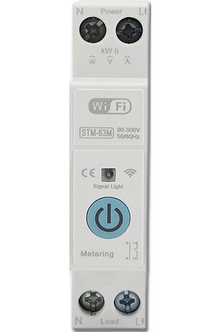 Maiyame Stm-63m 63a Akıllı Sigorta, Tuya Wifi İle Uzaktan Kontrol, Zamanlama Ve Enerji Ölçüm Özellikli, 90-360v Tuya Wifi