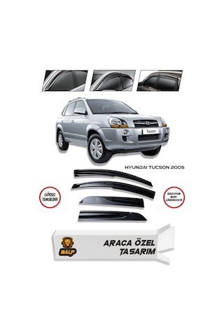 Hyundai Tucson Cam Rüzgarlığı 4lü 2005 ve Üzeri