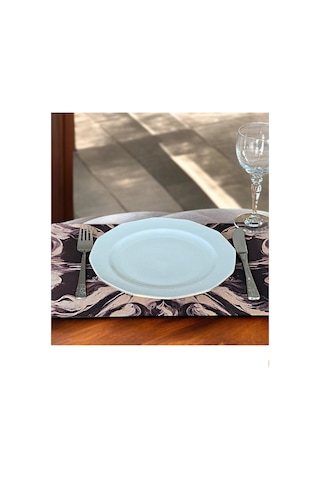4lü Set Siyah Krem Keten Kumaş Dikdörtgen Amerikan Servis Tabak Altlık - Runner Supla 38x27 Cm Çok Renkli
