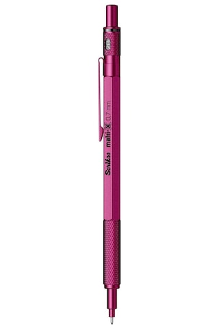 Scrikss Matri-x Versatil 0.7 Mm Metalik Pembe Şeffaf Amb.