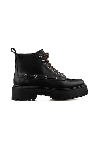 Timberland Stone Street Mid Lace Up Boot Kadın Günlük Bot Tb0a27yzw021 Siyah Siyah
