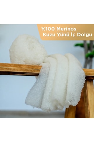 Özyurtlar Home %100 Merinos Kuzu Yün Pike Battal Boy 220x240 Pembe