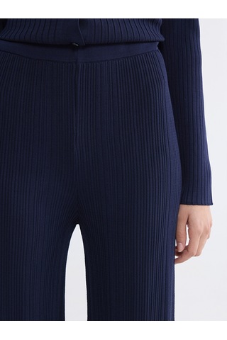 Lcwaıkıkı Classic Lacivert Beli Lastikli Kadın Triko Pantolon