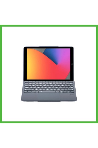 Vaveni T5506d Apple Uyumlu iPad 10.2 9.nesil Kılıf Palermo Ledli Klavyeli Standlı Tablet Kılıfı - Siyah Arz