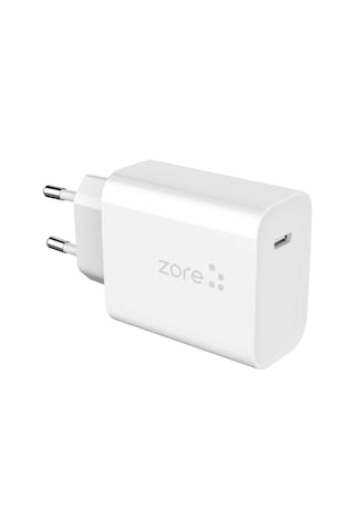 Zore Xmac Serisi X3 20W Seyahat Şarj Başlığı Beyaz